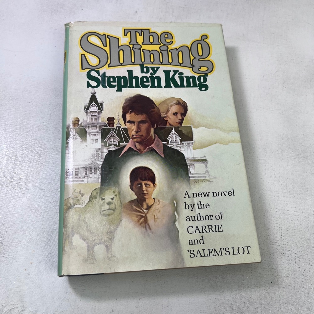 The Shining Stephen King Doubleday HCDJ Early Book Club Horror Novel Vintage